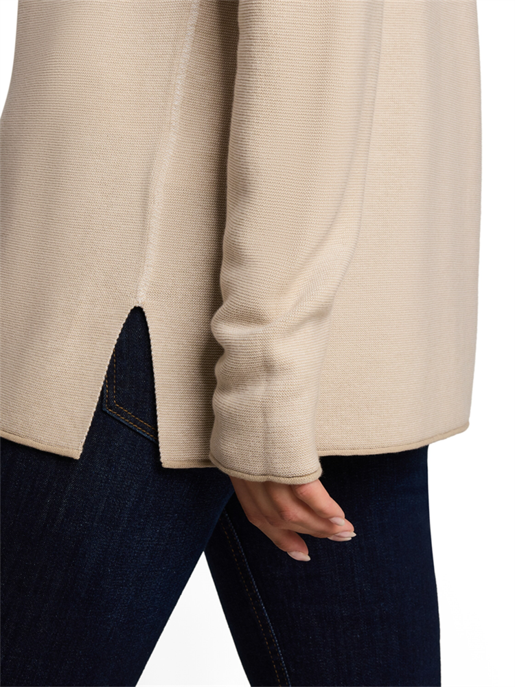 knit structured open cardigan - 1052025