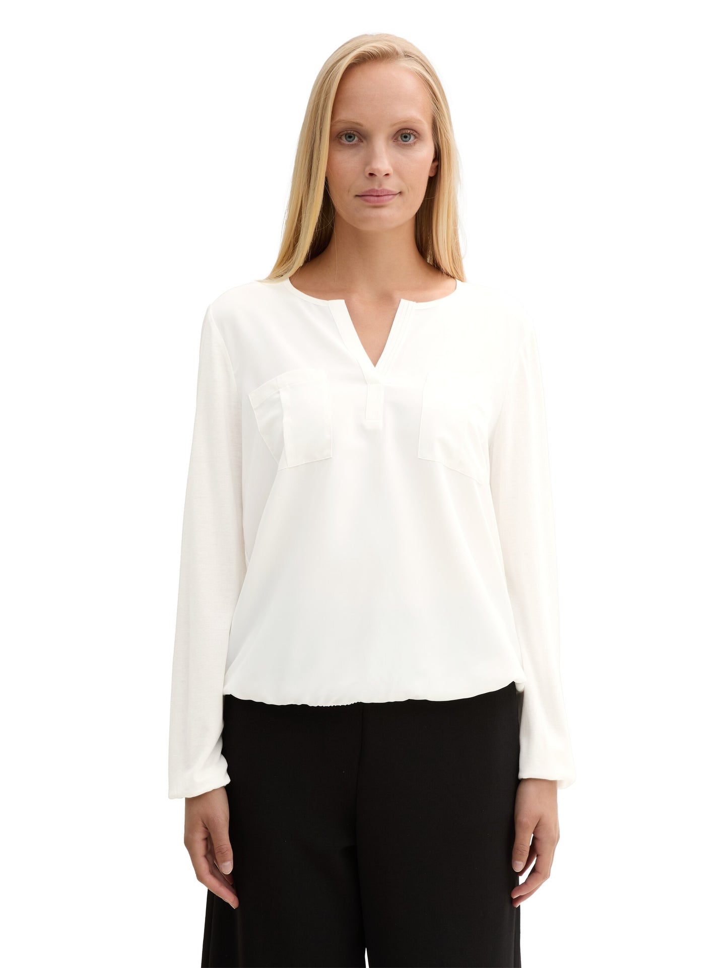 T-shirt blouse with pockets - 1044178