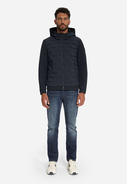 Jacket Short Fit Sealed Hooded Knit - 33630819SN