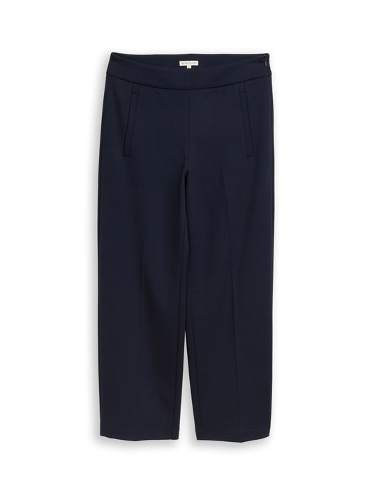 cropped straight leg pants - 1049981