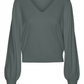 VMHOLLYKARIS LS V-NECK PULLOVER BOO - 10310578