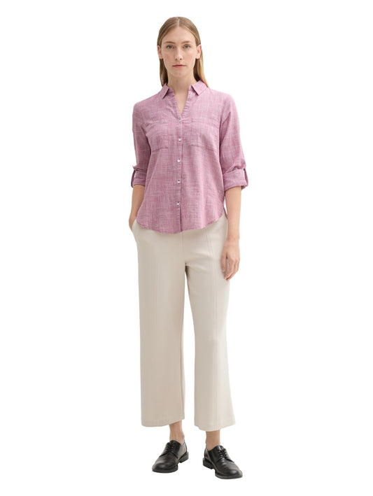 blouse with slub structure - 1035247