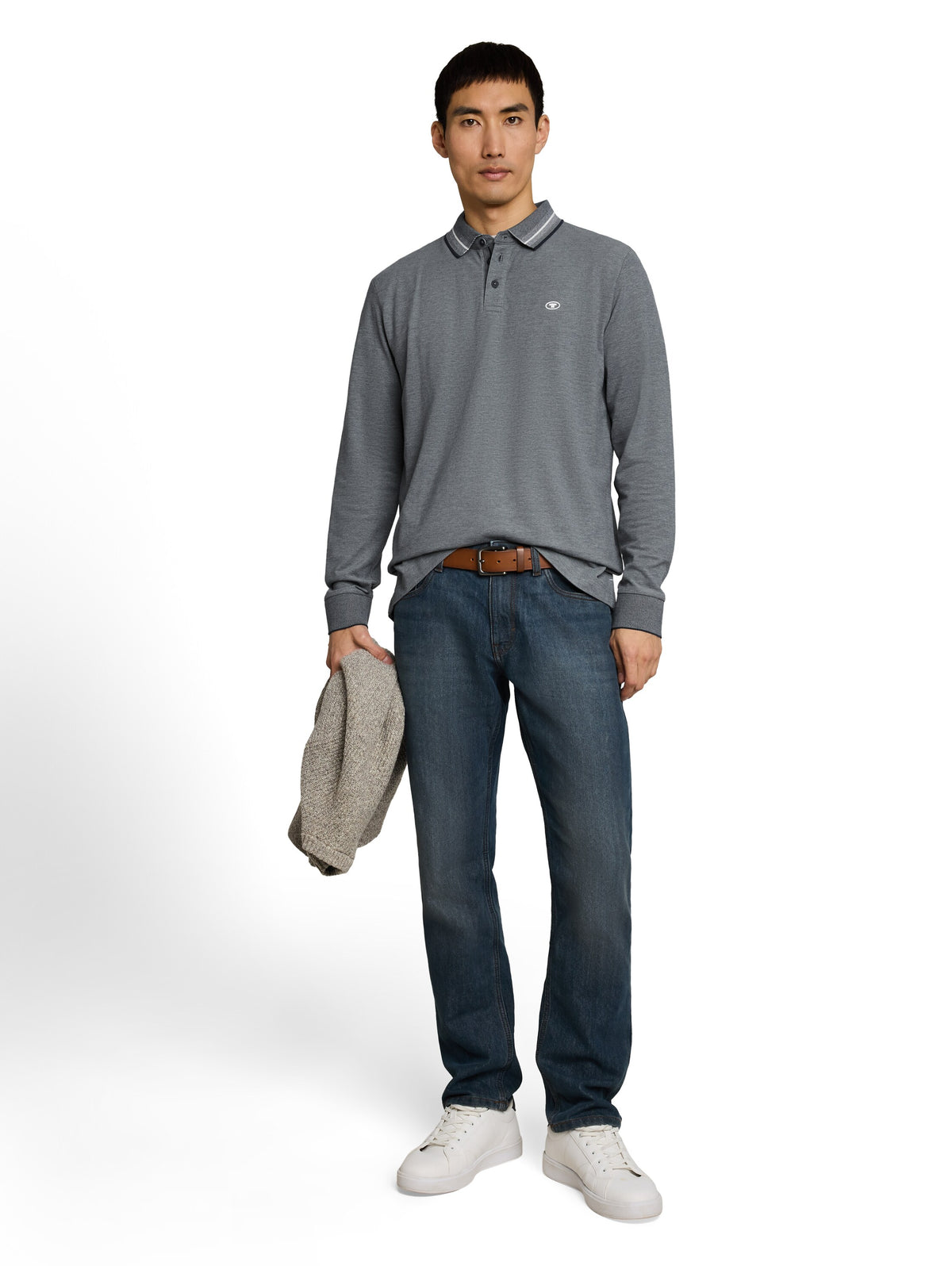 detailed polo shirt - 1052681