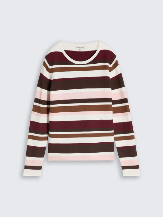 knit structure crewneck - 1052023