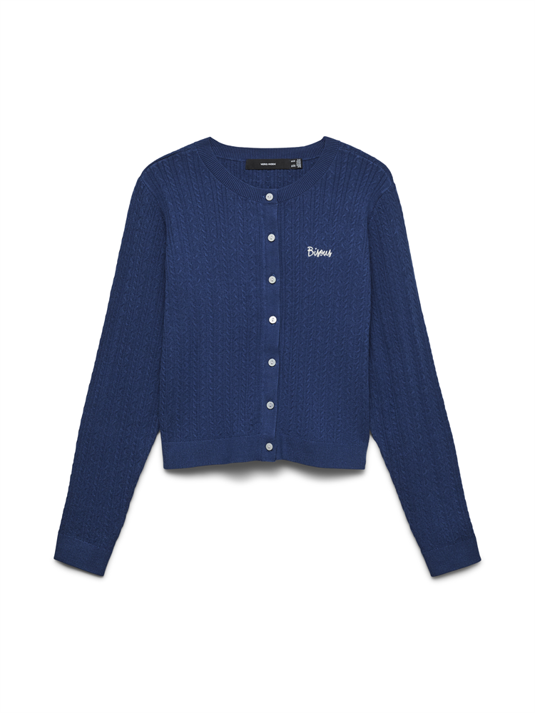 VMGOLD CABLE LS O-NECK CARDIGAN - 10346495