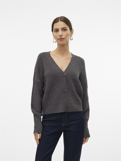 VMLEA LS V-NECK CUFF CARDIGAN NOOS - 10249632