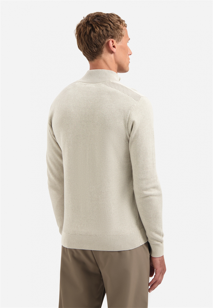 Pullover Half Zip Plated Structure - 29230813SN