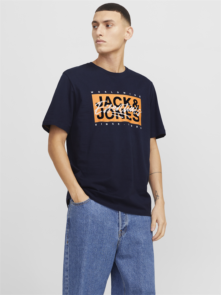 JJCOLTON TEE SS CREW NECK LN - 12268439