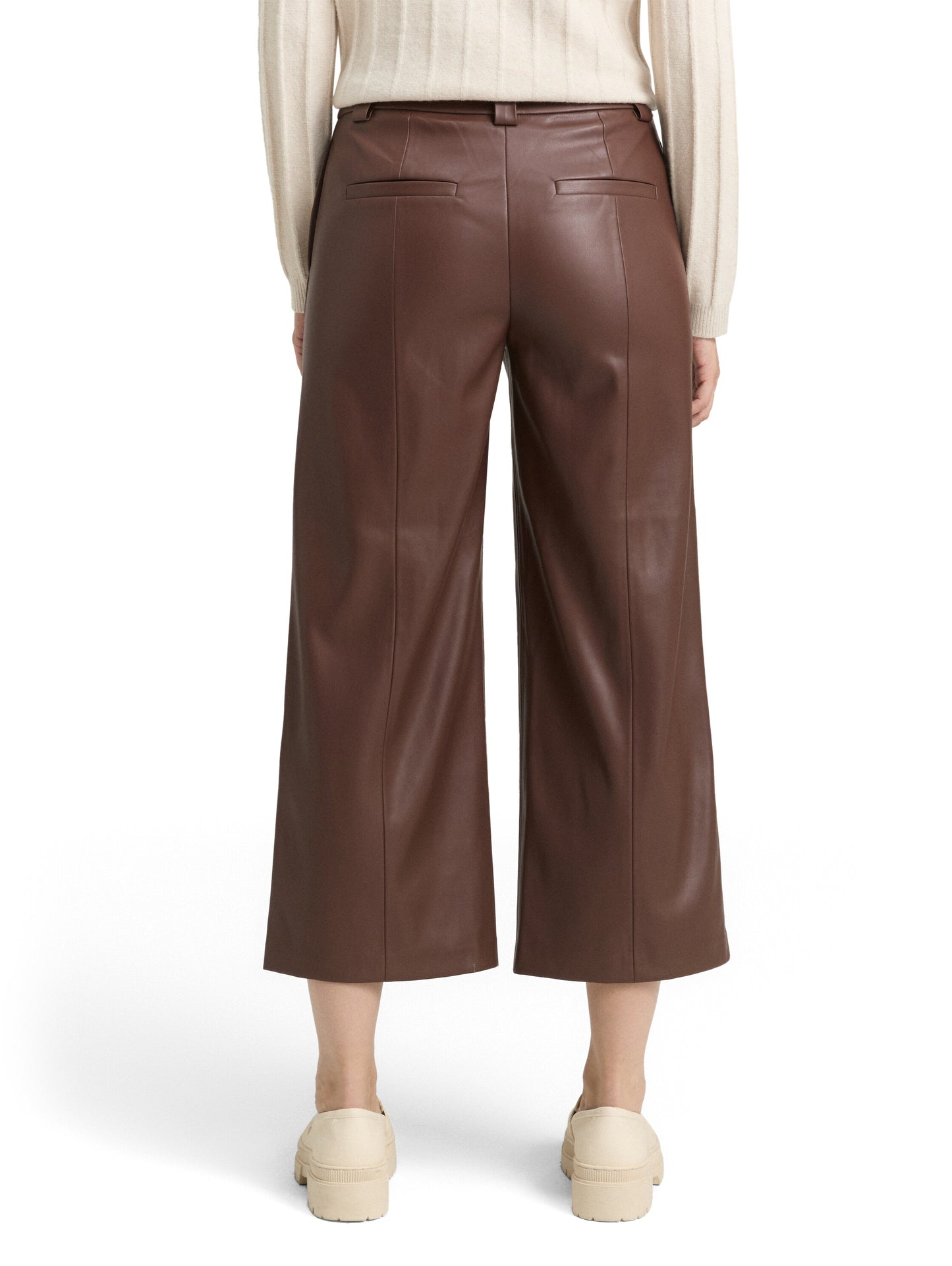 vegan leather culotte - 1048846