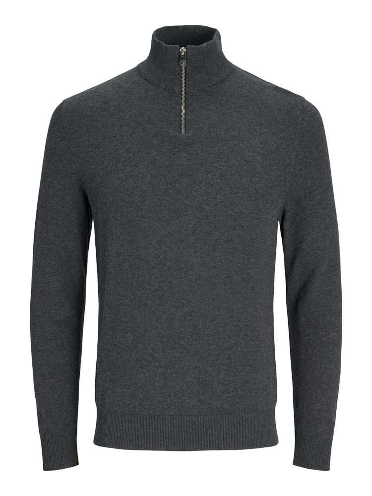 JJEEMIL KNIT HALF ZIP NOOS - 12189339