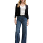 knit open cardigan - 1047077