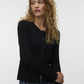 VMWONDER LACE LS O-NECK CARDIGAN NO - 10346457