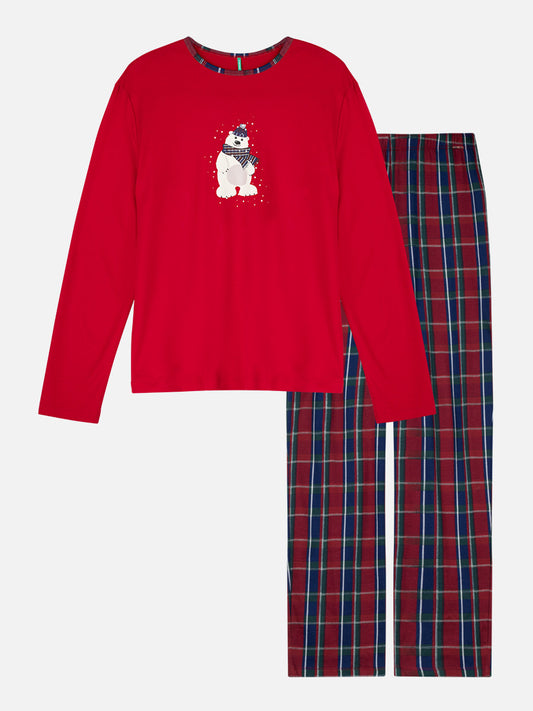 Pyjama Langbein Langarm - 100647005000