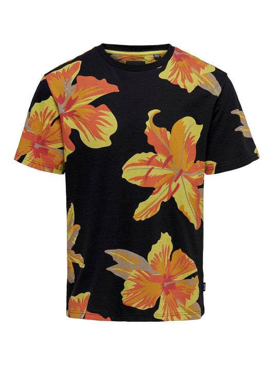 ONSKLOP REG SS FLORAL TEE NOOS - 22022164