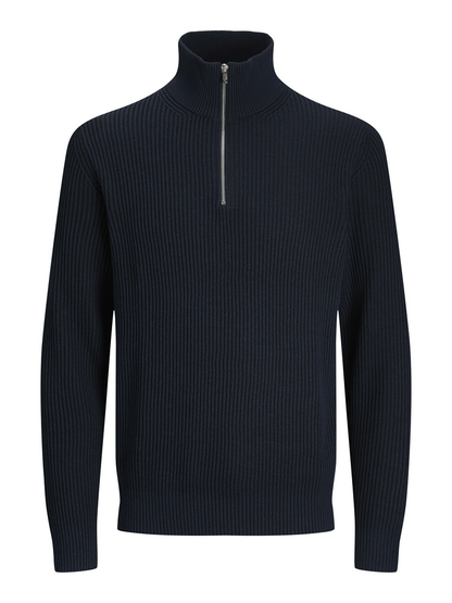 JPRBLALIAM KNIT HALF ZIP BF LN - 12266502