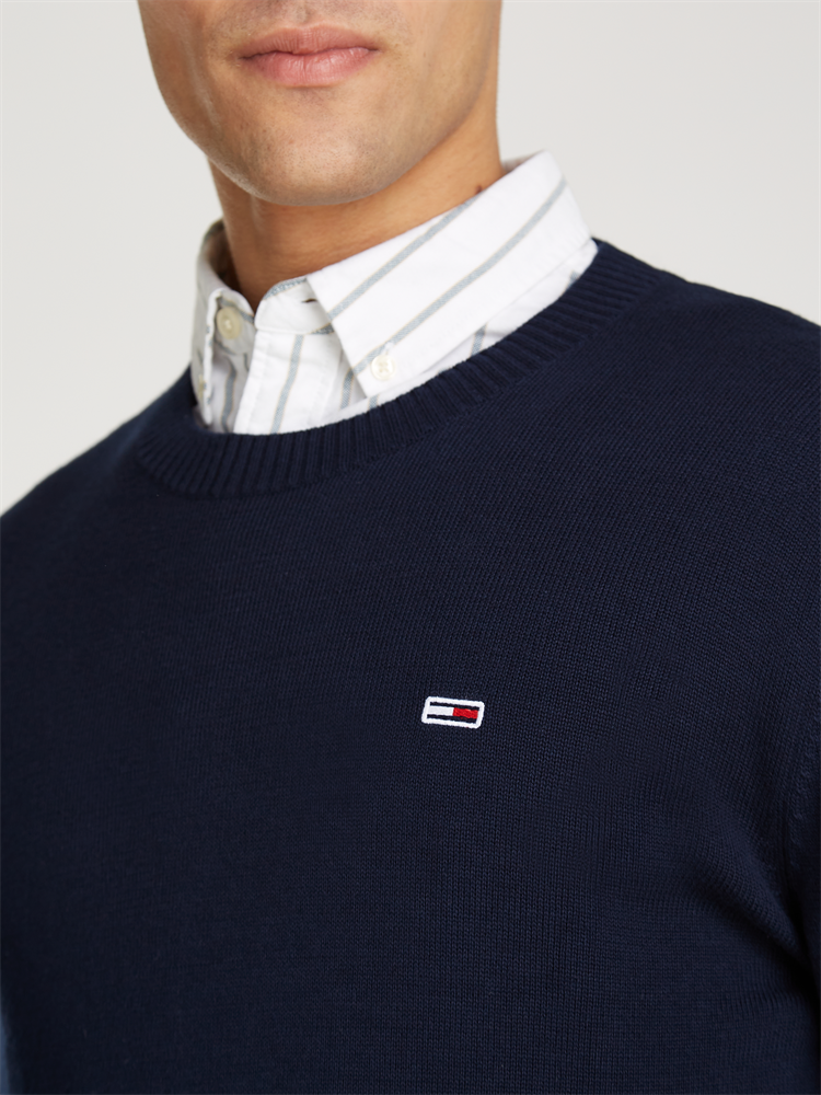 TJM SLIM ESSENTIAL LIGHT SWEATER - DM0DM18895
