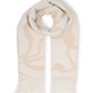 woven scarf with flowers - 1052820