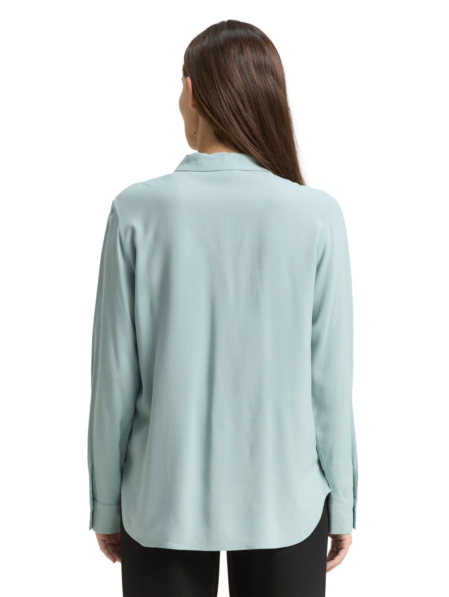 blouse shirt solid - 1048698