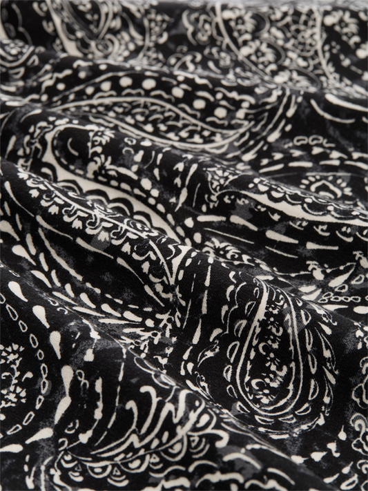 T-shirt mock neck alloverprint - 1052897