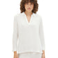 T-shirt fabric mix blouse - 1038066