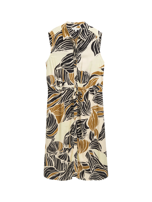 dress with shirt collar - 1046477