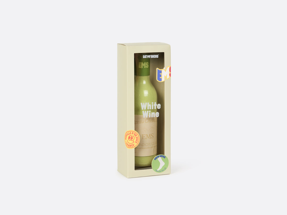 Socken Wine, White - EMSNCRWIWH
