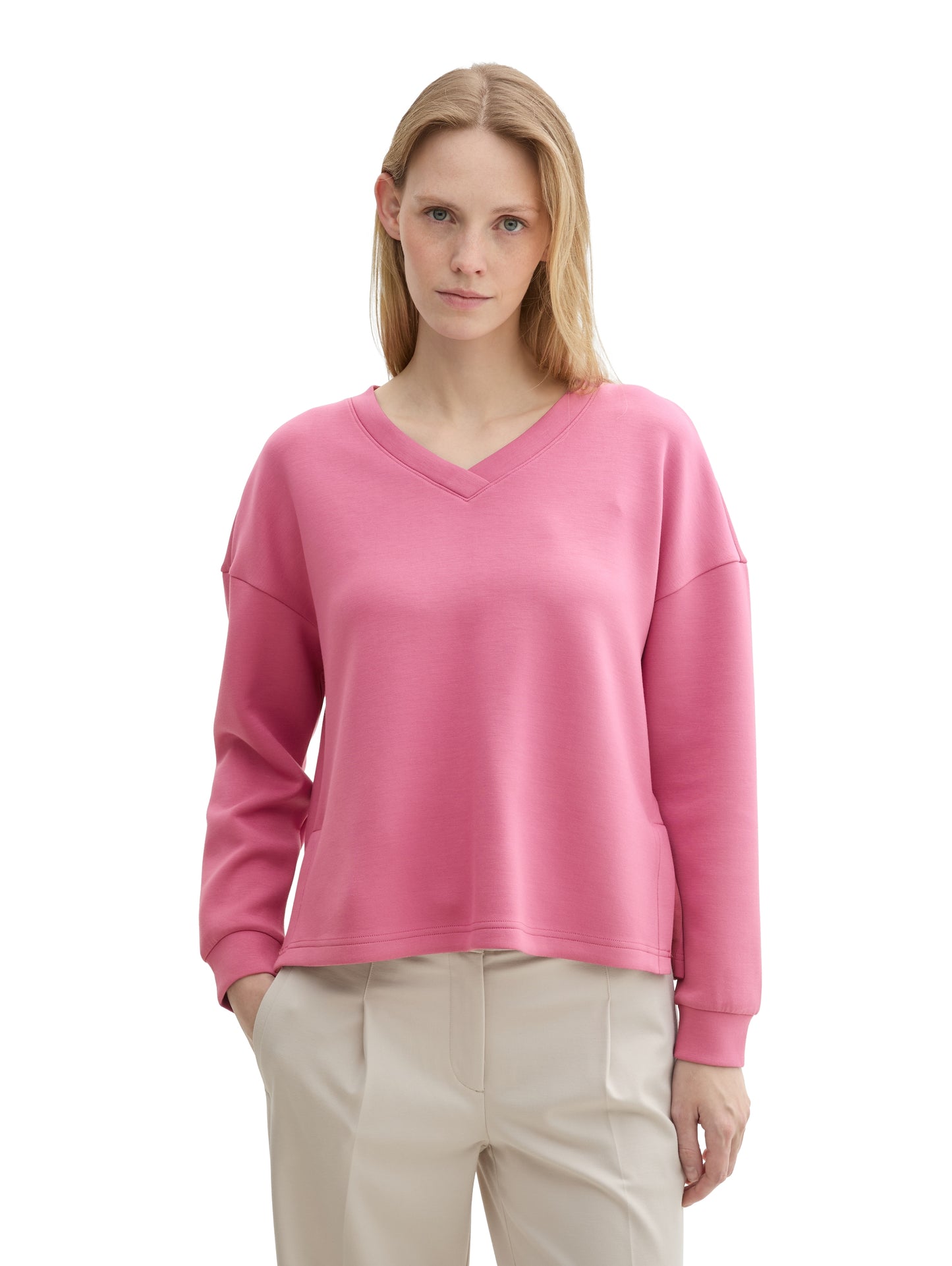 Sweatshirt scuba v-neck - 1043690