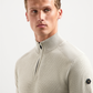 Pullover Half Zip Plated Structure - 29230813SN