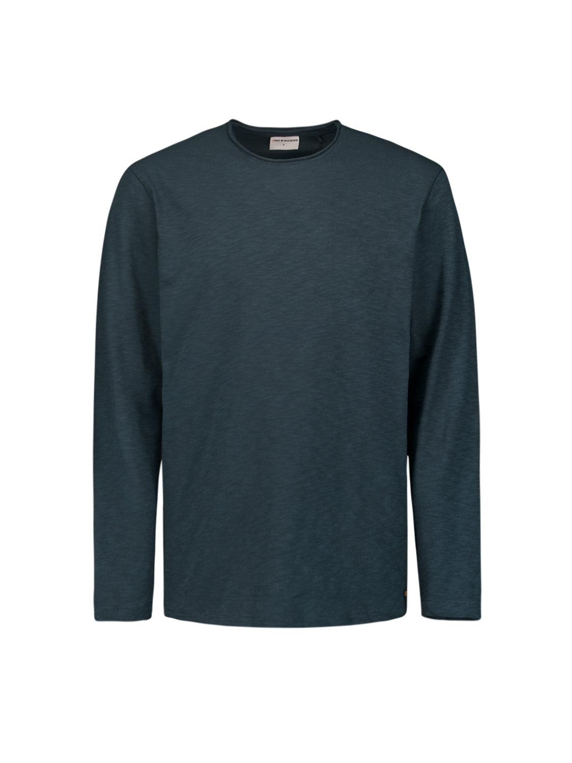 T-Shirt Long Sleeve Crewneck Slub - 25160860