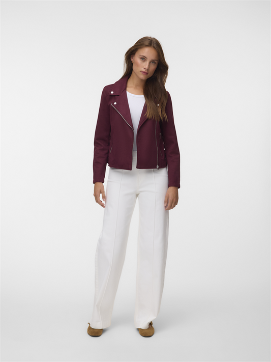 VMJOSE SHORT FAUX SUEDE JACKET GA N - 10300938