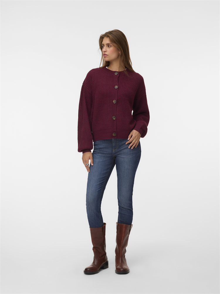 VMLEA LS O-NECK CARDIGAN NOOS - 10337797