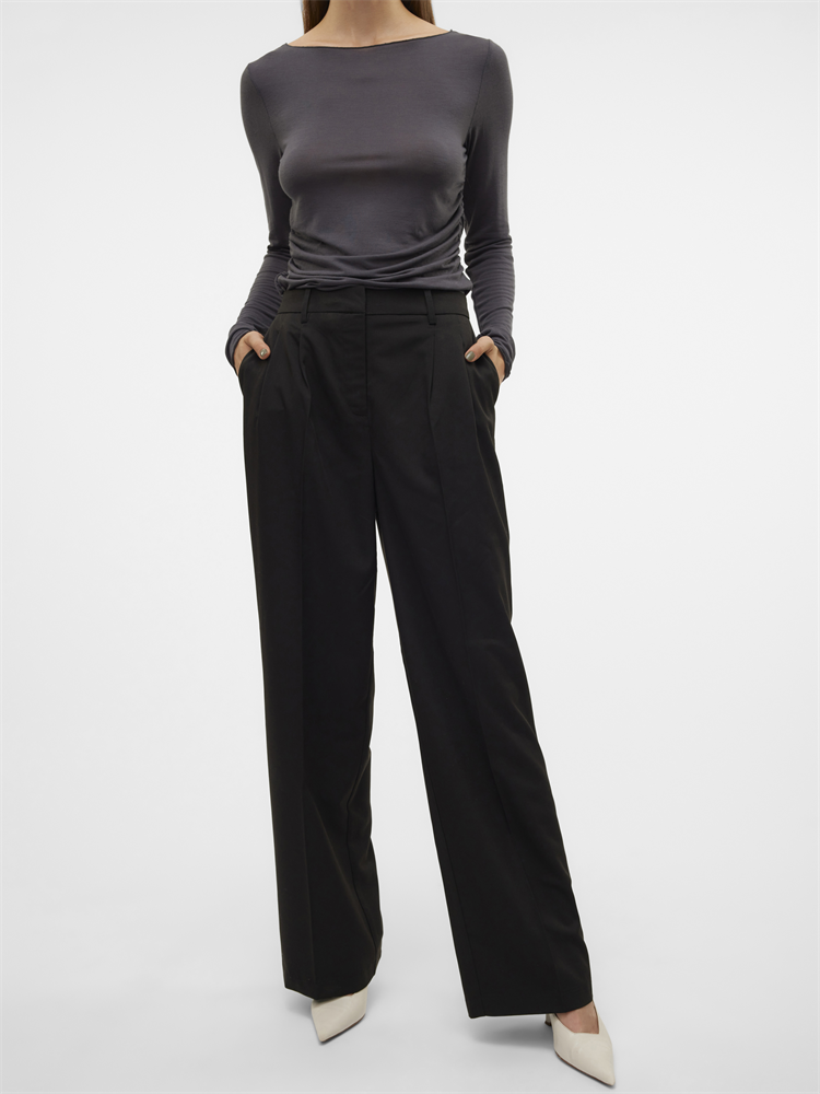 VMNILA MW WIDE DAD PANT NOOS - 10320919