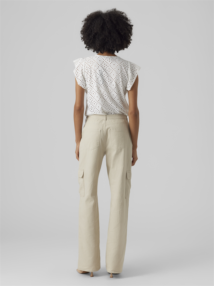 VMTASSA SL FRILL TOP NOOS - 10286067