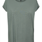 VMLAVA GLITTER SS TOP STRIPE GA JRS - 10250488