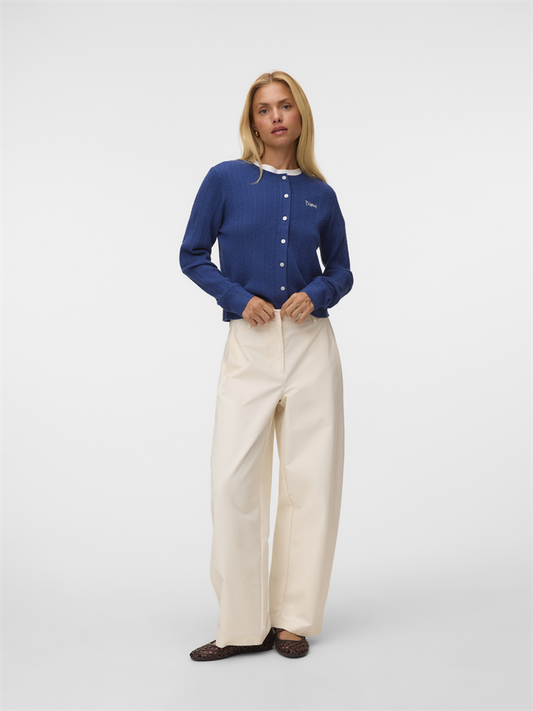 VMGOLD CABLE LS O-NECK CARDIGAN - 10346495