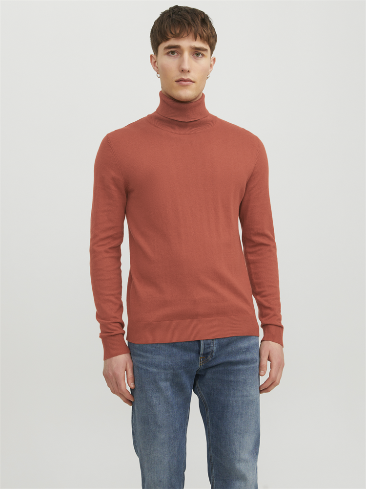 JJEEMIL KNIT ROLL NECK NOOS - 12157417