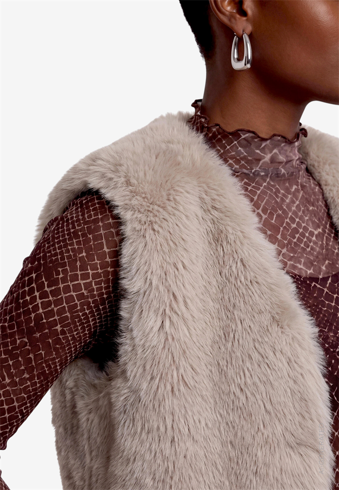 Weste Plüsch - 110-10004293