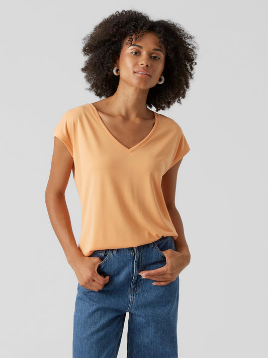 VMFILLI SS V-NECK TEE GA NOOS - 10247666