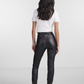 PCSALLIE HW PU LEGGINGS - 17144752