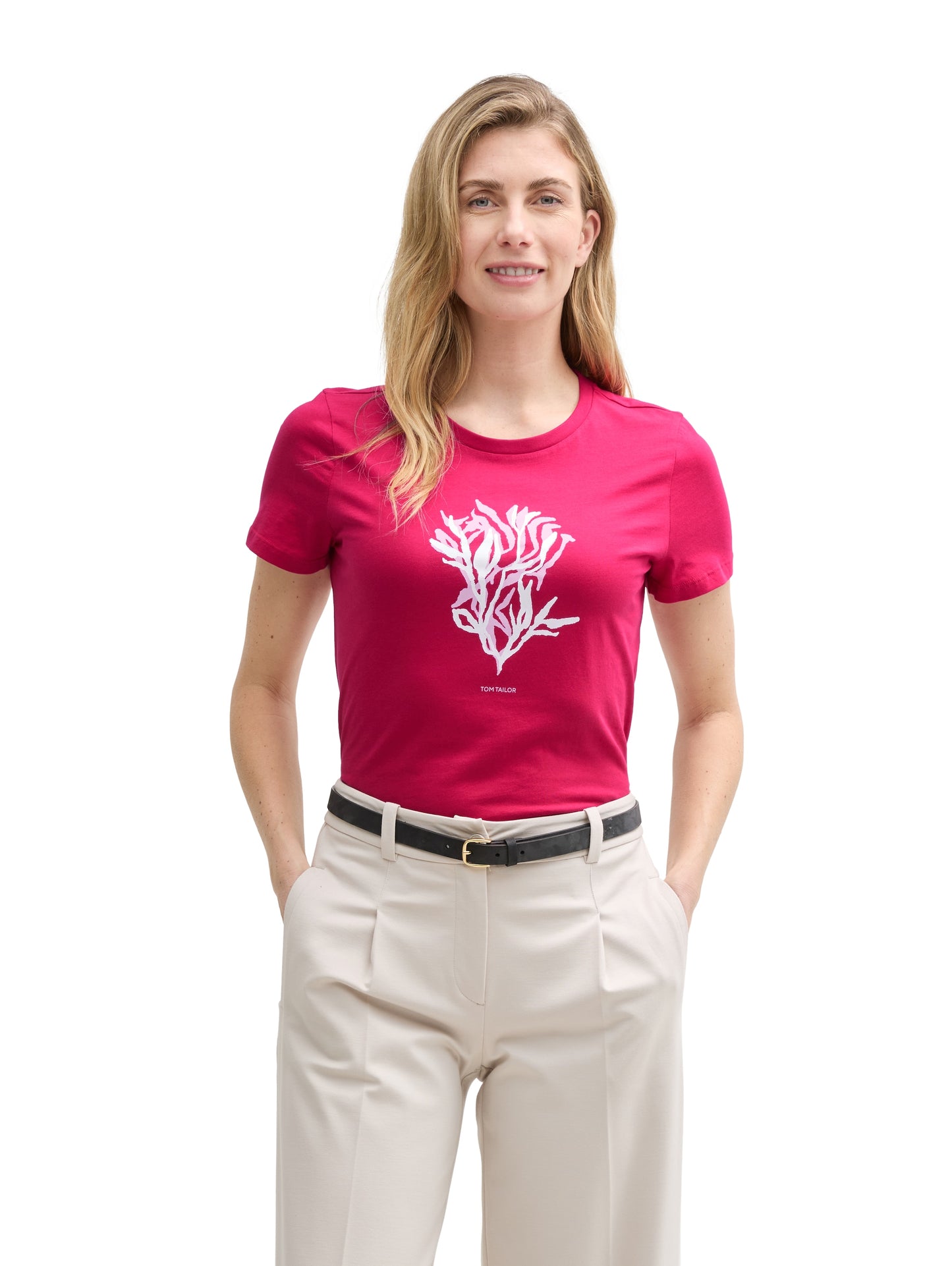 T-shirt basic with print - 1046437