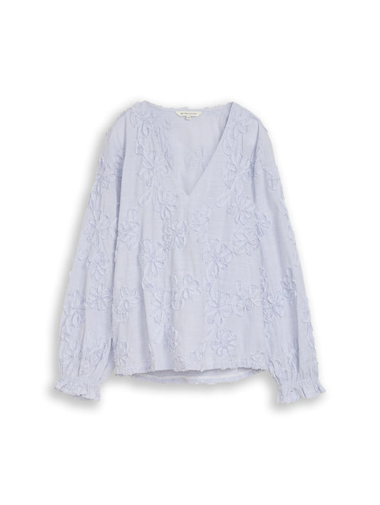 blouse with tape embroidery - 1052599