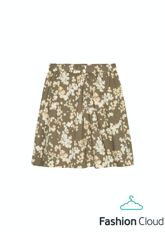 Skirt, a-shape, knee length, printe - 303109220047