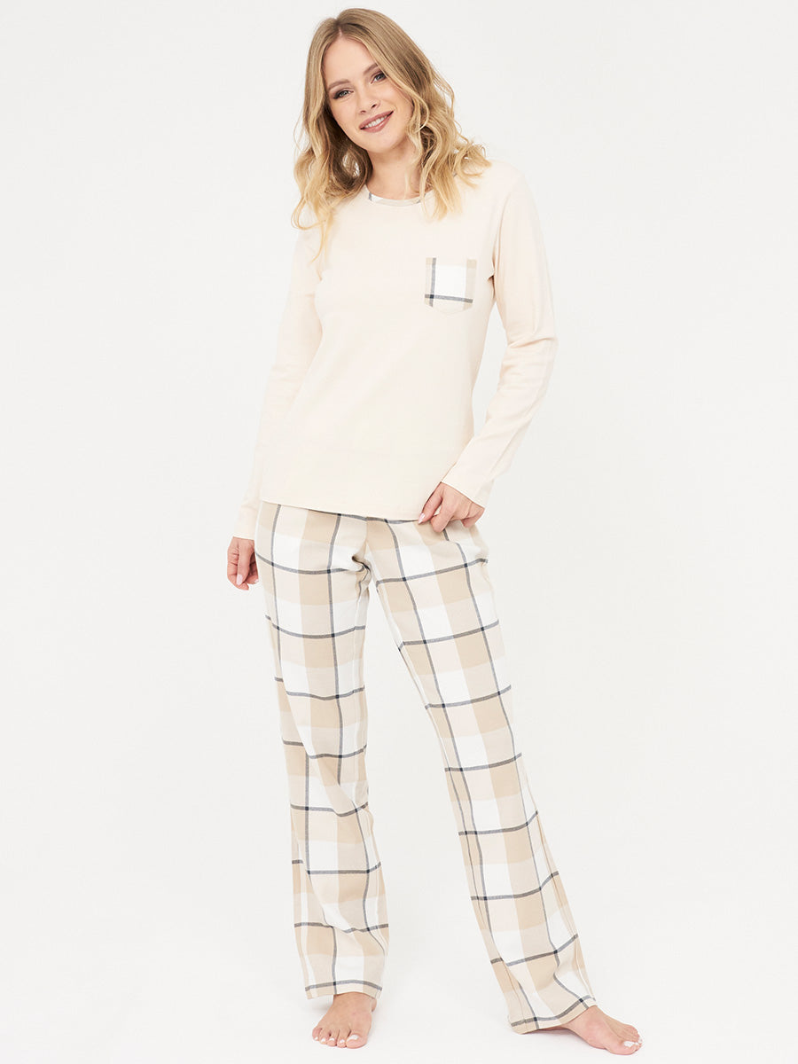 Pyjama Langbein Langarm - 100647010000