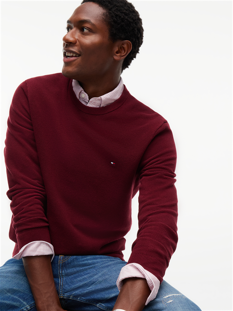 ESSENTIAL STRUCTURE CREW NECK - MW0MW36347