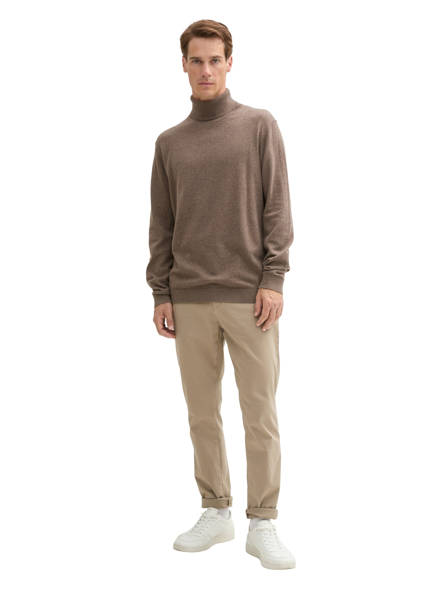 cottoncashmere turtleneck knit - 1043267