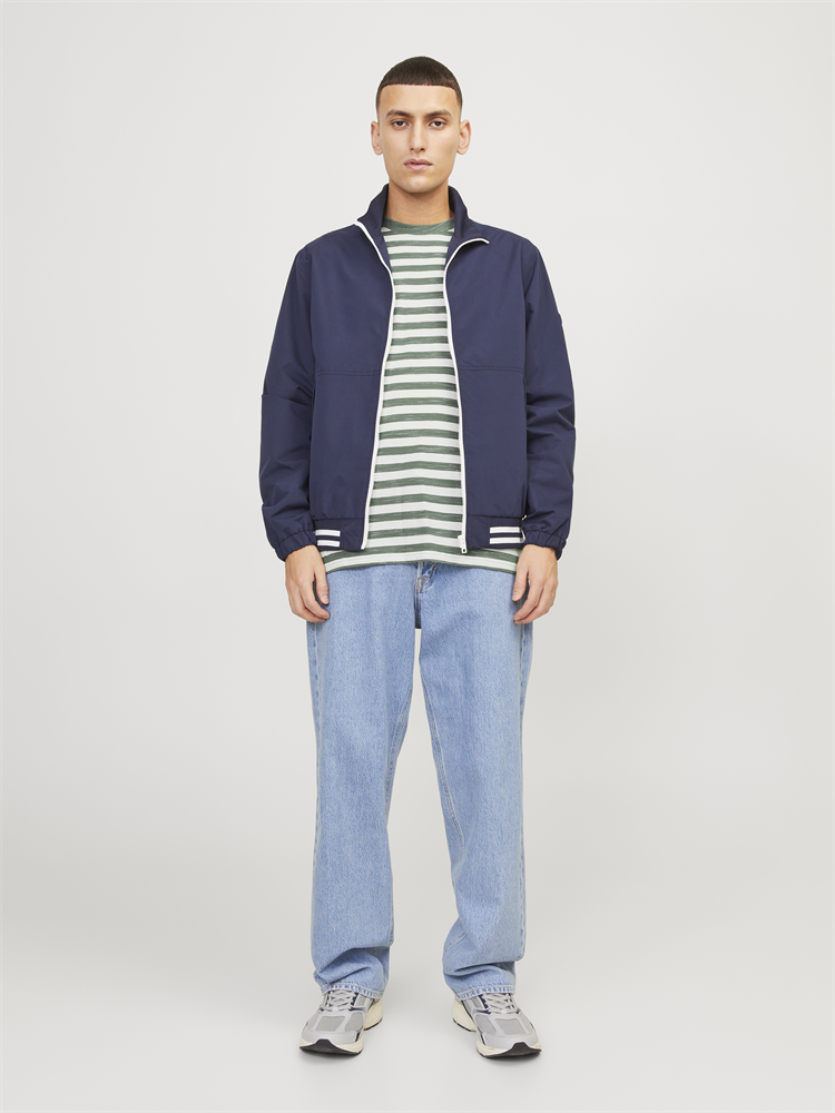 JORTAMPA STRIPE TEE SS CREW NECK - 12252176