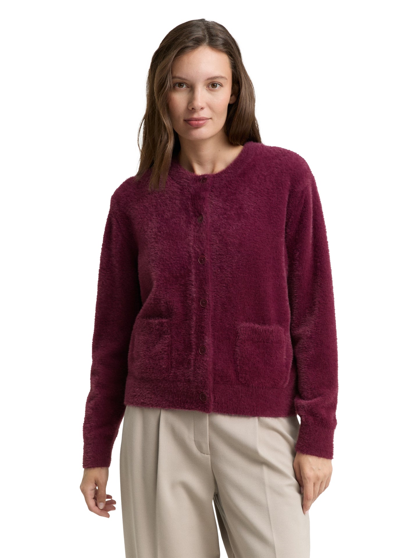 knit cardigan with buttons - 1048318