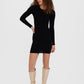 VMKIKI LS O-NECK DRESS GA NOOS - 10269253