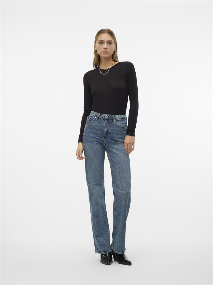 VMTESSA HR WIDE JEANS RA394 GA - 10311179