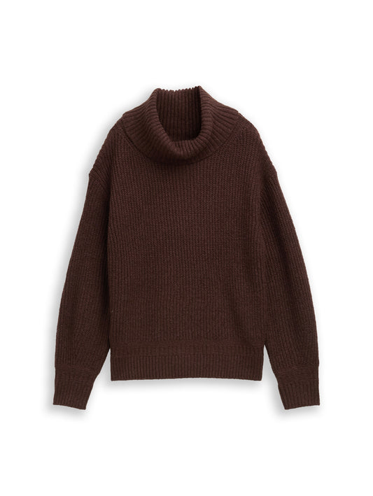knit turtleneck pullover - 1049137
